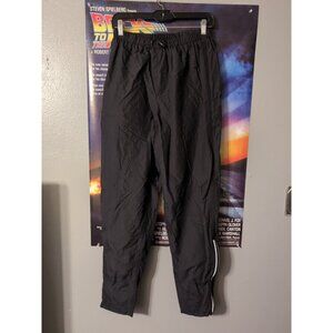 Performance Men's Black Zip Hem Lined Bicycle Wind Pants Size M